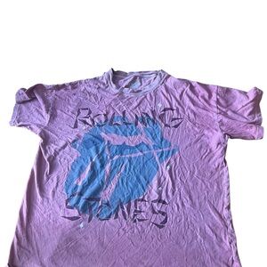 American Eagle Outfitters Pink Rolling Stones tee